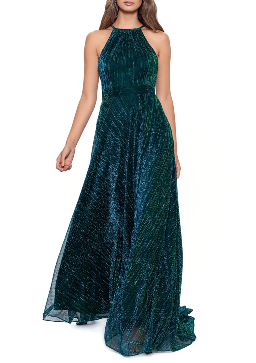 Womens Halter Neck Gown