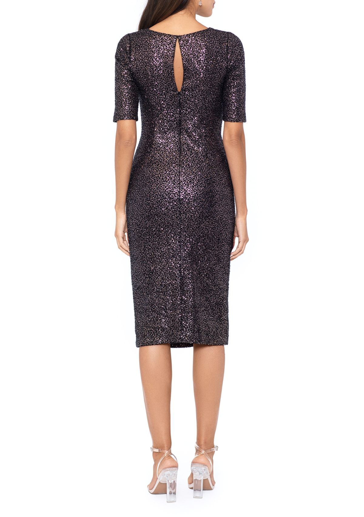 Cutout Allover Sequin Dress