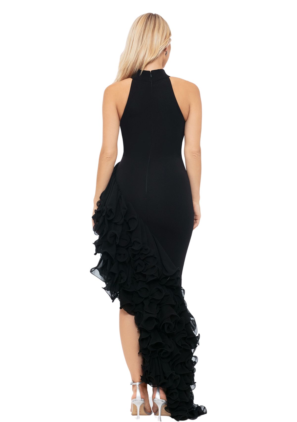 Womens Sleeveless Halter Neck Gown