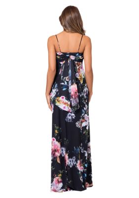 Women's Cowl Neck Sleeveless Slip Gown