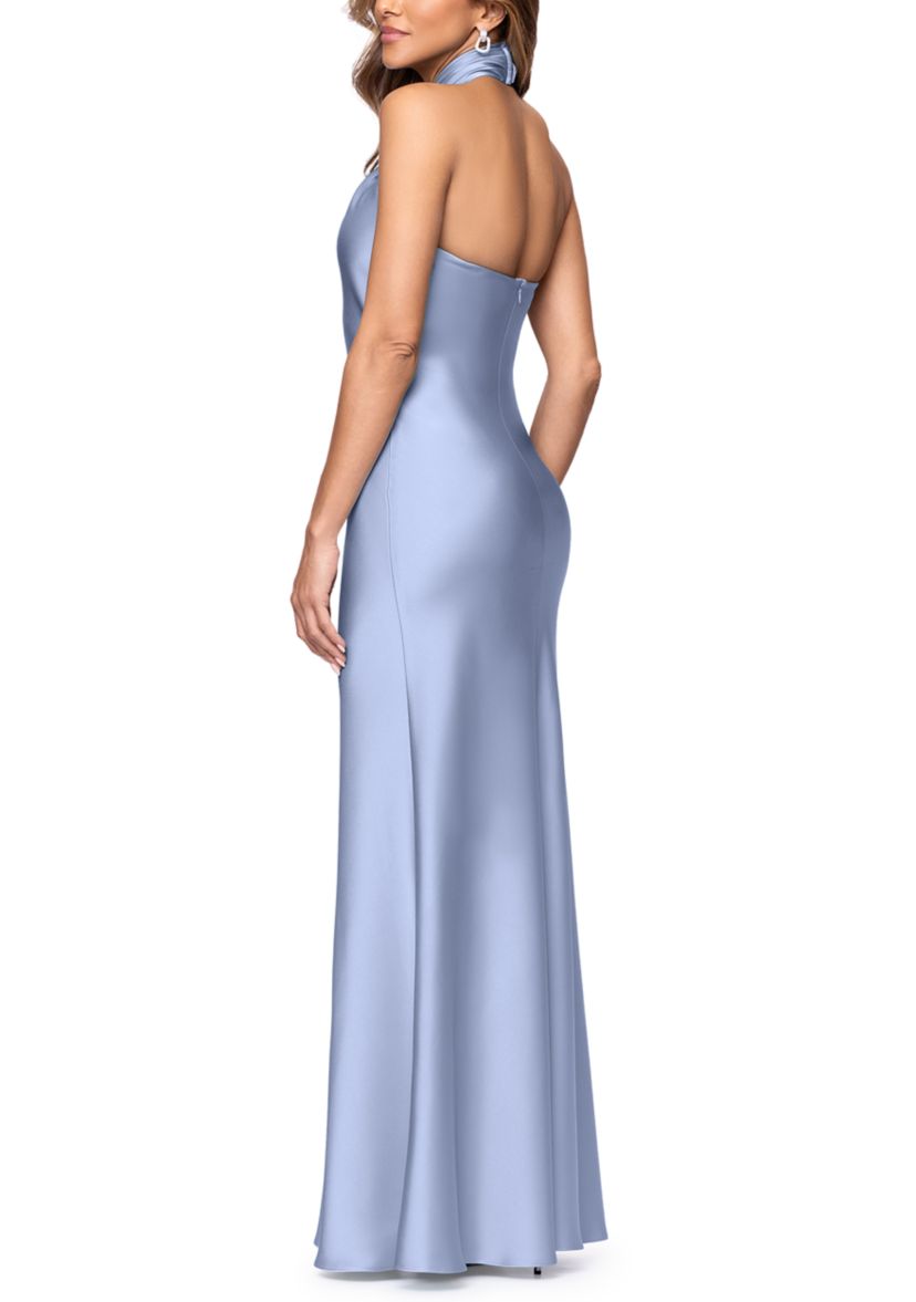 dress full slip Coffee Size:Size 24 neck design and adjustable Size:Full MILA Ruched Front Dress