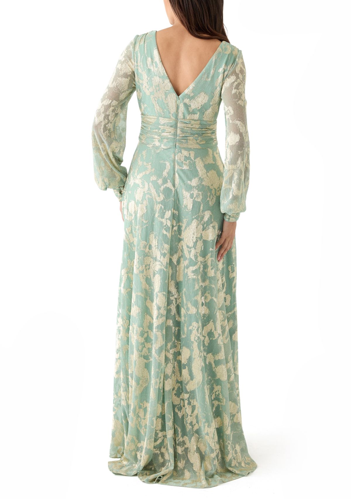 Womens Floral Printed Gown