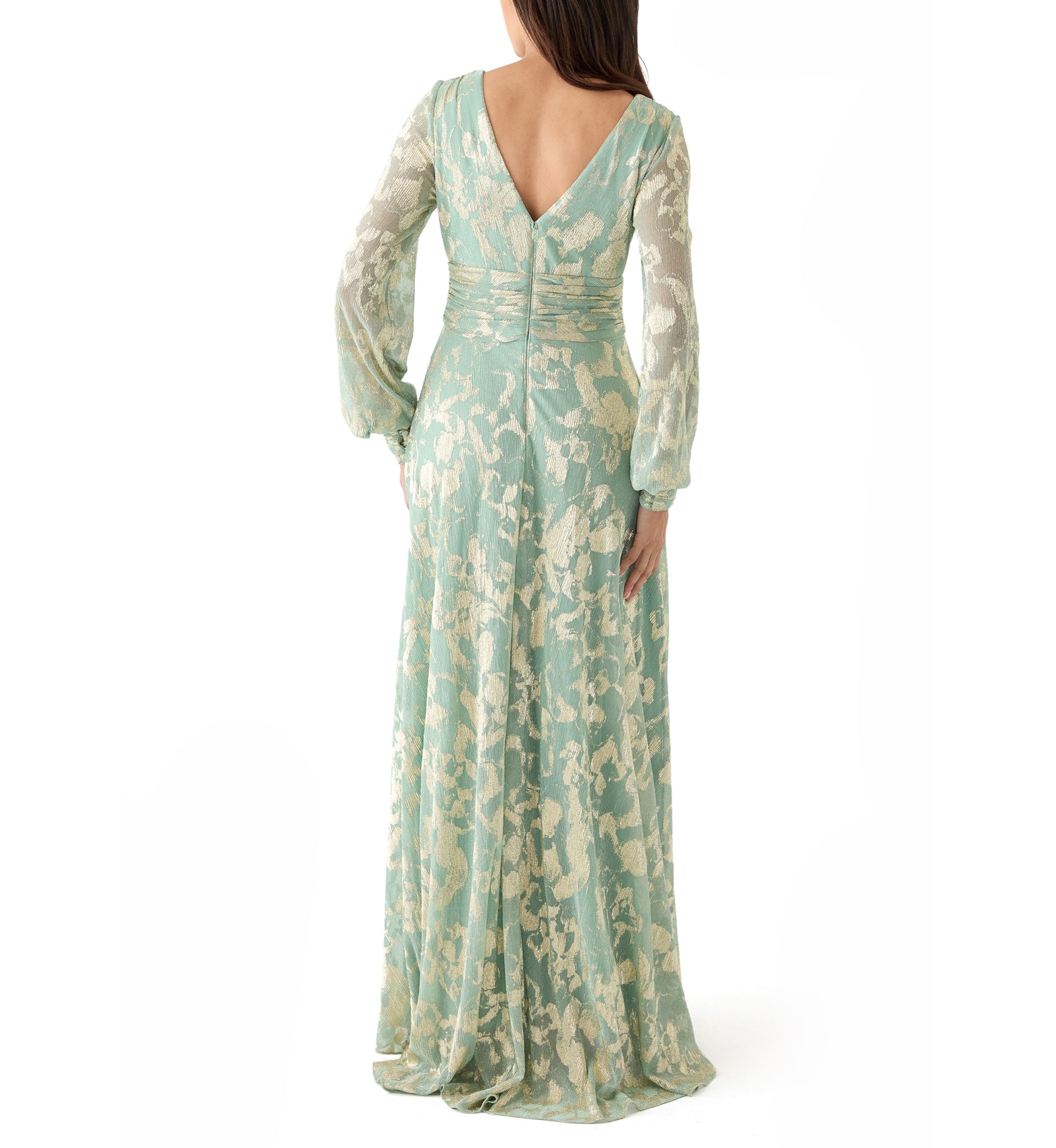 Womens Floral Printed Gown