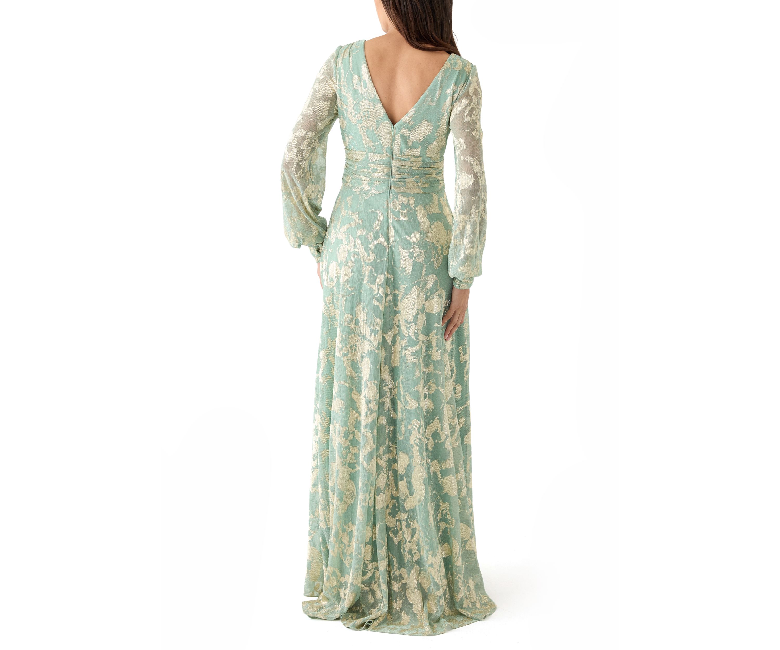 Womens Floral Printed Gown