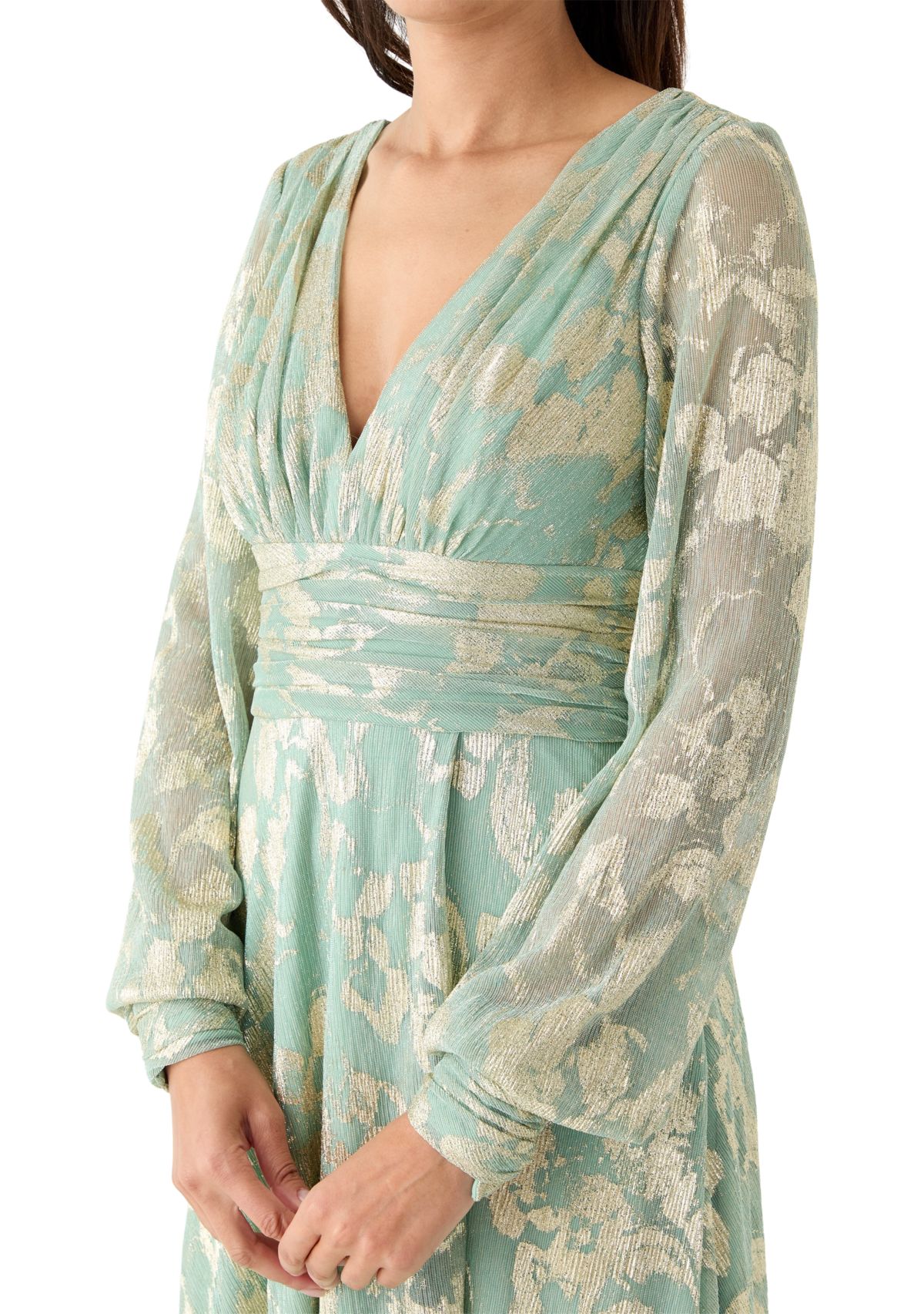 Womens Floral Printed Gown