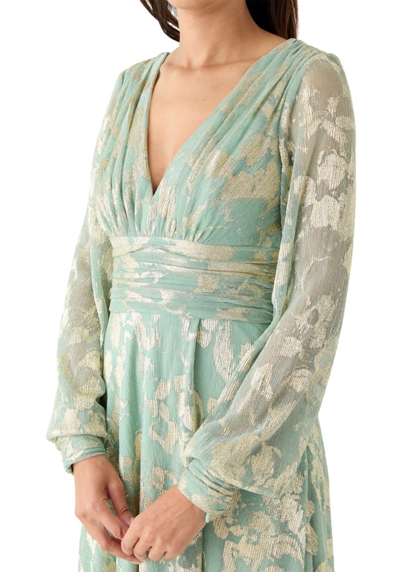Womens Floral Printed Gown