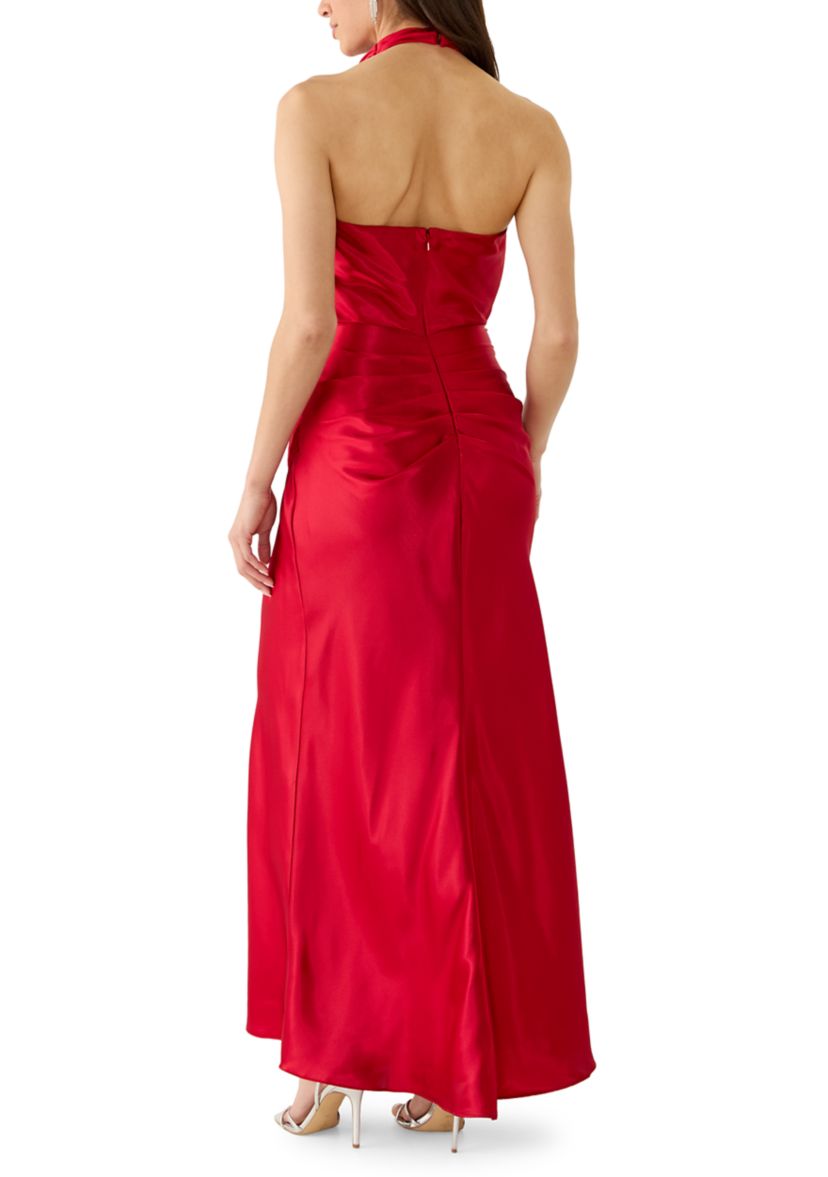 open lace back dress Amazon.com: Betsy & Adam Long Slim One Shoulder Dress | Cold Shoulder  Evening Gown