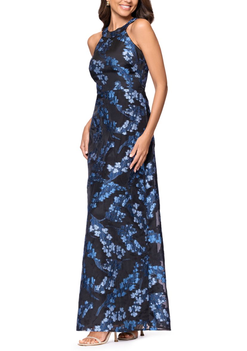 blue aqua dress Naïa Embellished Maxi Dress main image 1
