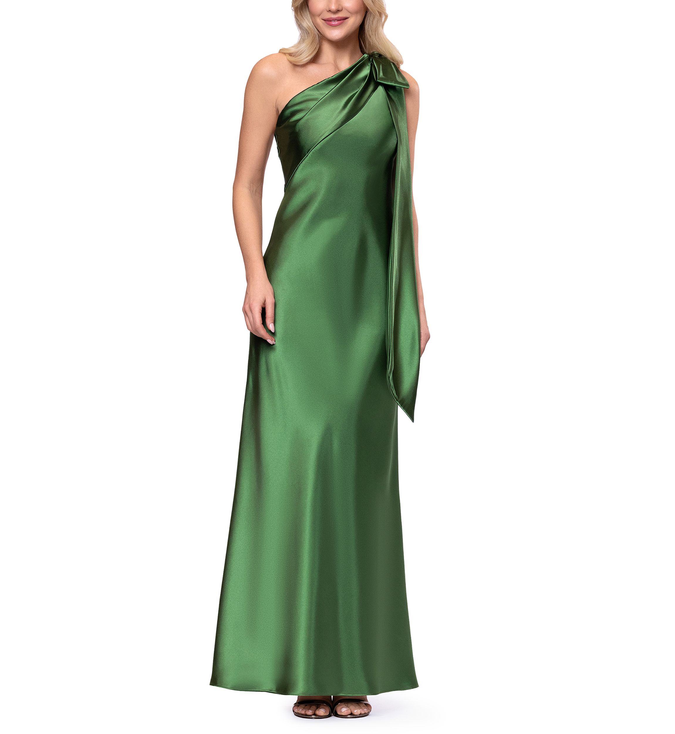 belk emerald green dress Goddiva Off The Shoulder Deep Plunge Velvet Maxi Dress main image 1