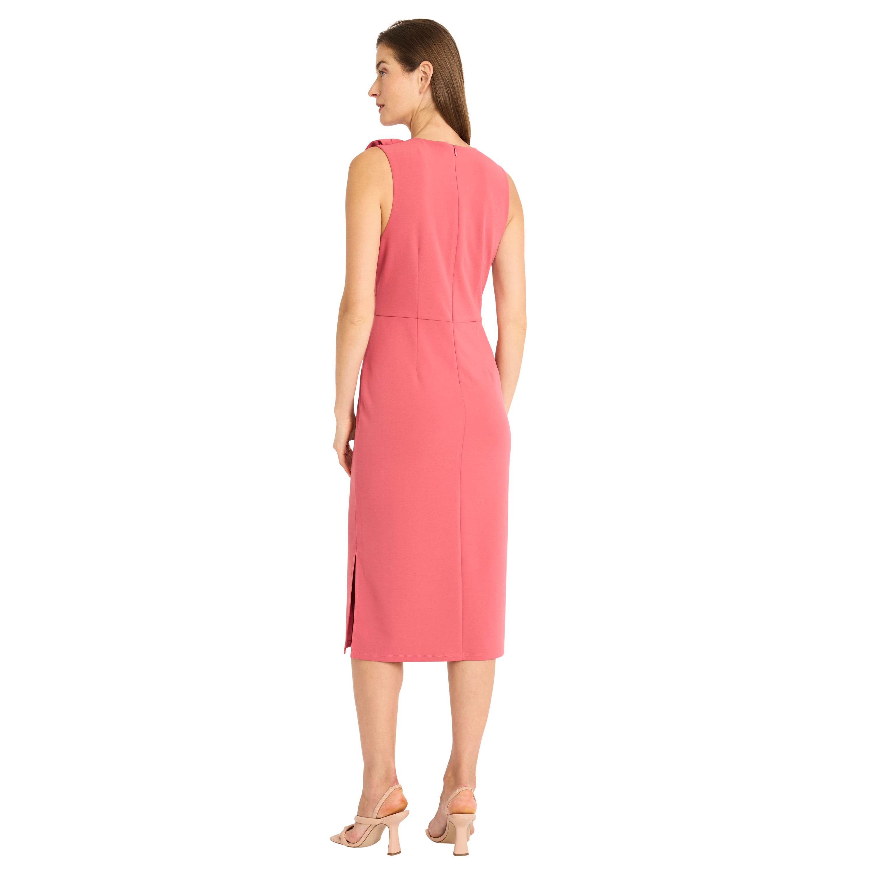 Sleeveless Dress With Bow Detail