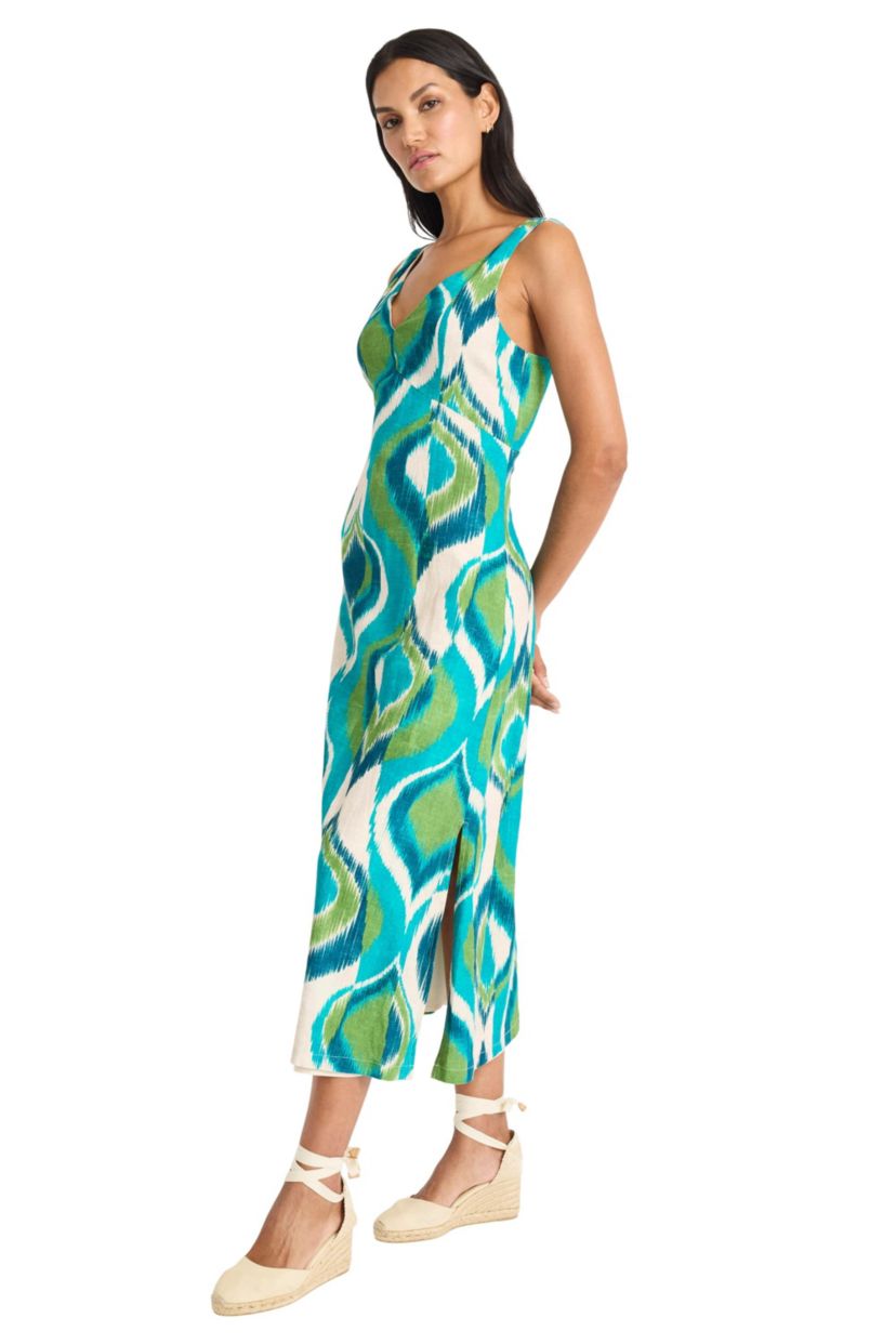 Printed Linen Dress