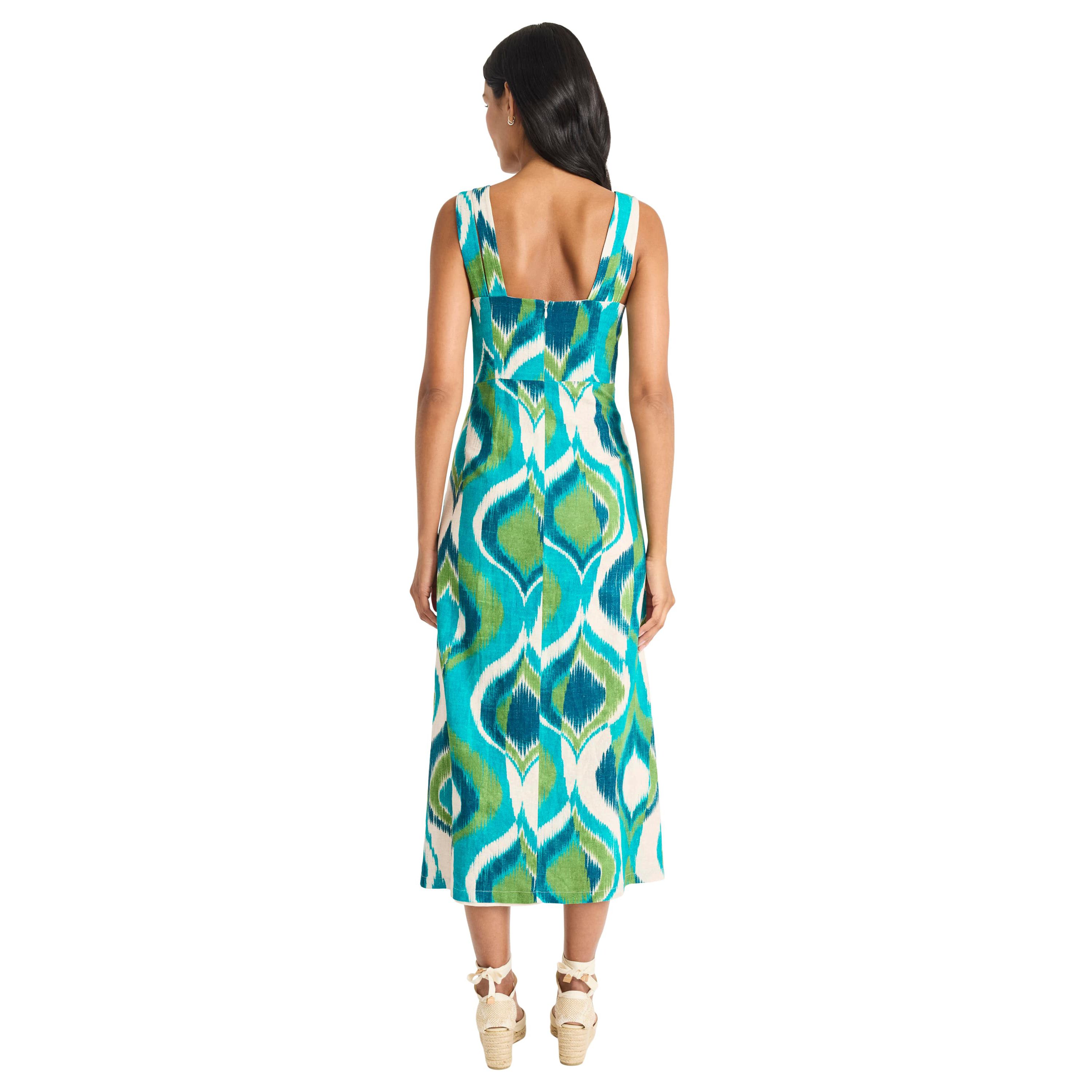 Printed Linen Dress