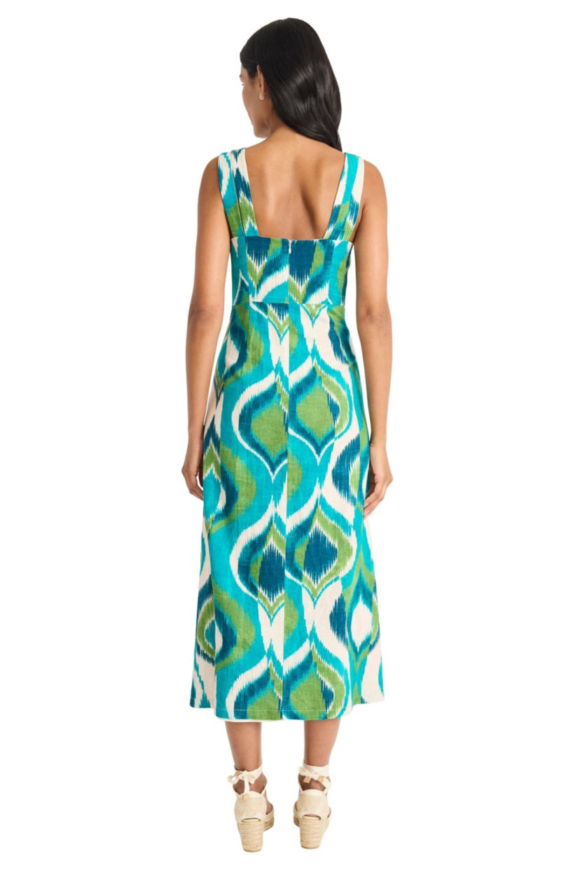 Printed Linen Dress