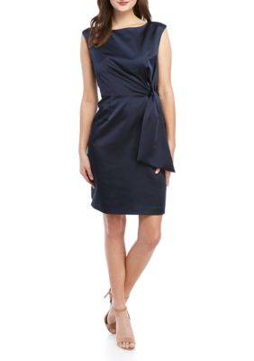 Maggy London Cap Sleeve Side Cascade Bow Sheath Dress | belk