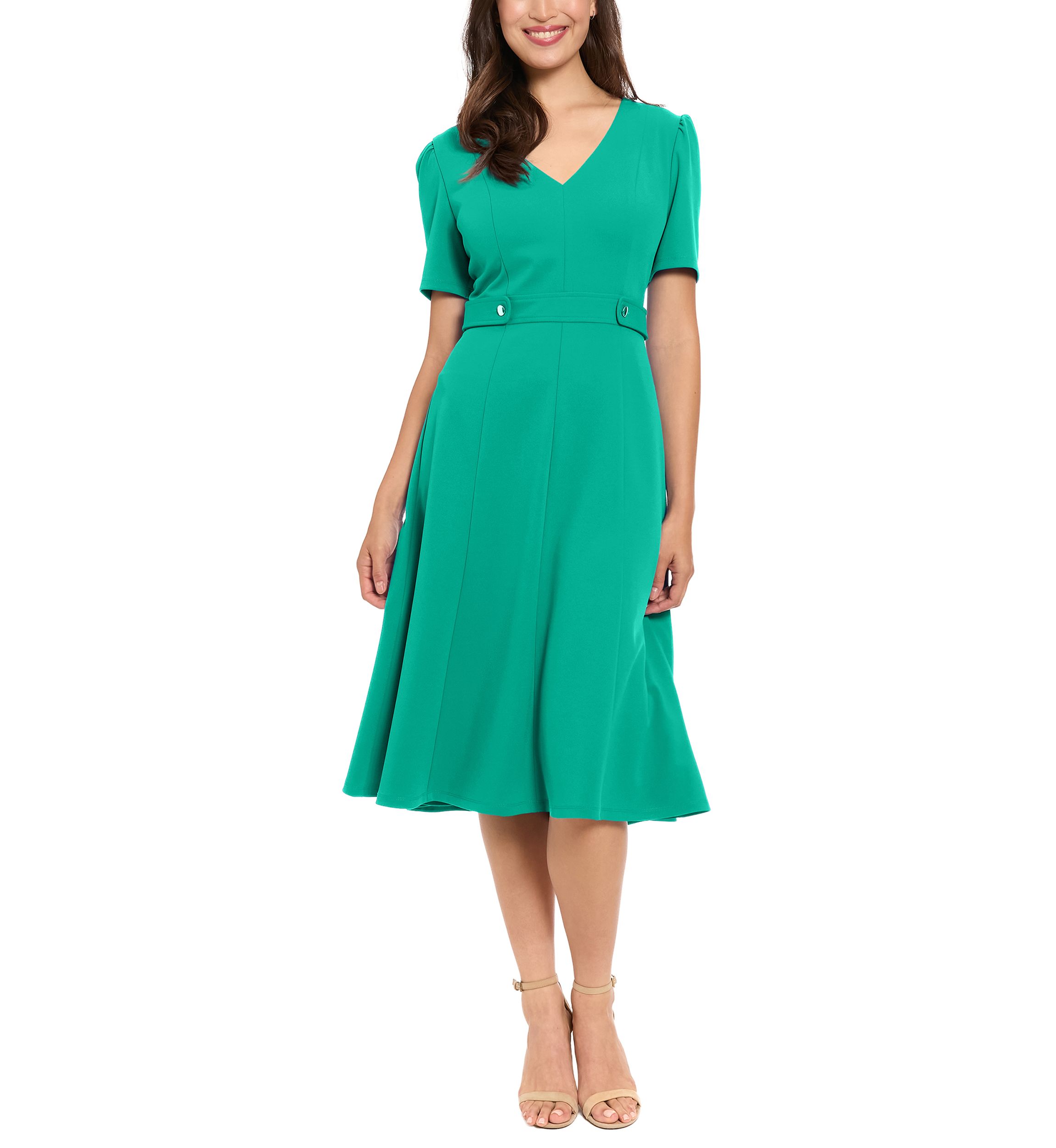 strapless open back dress Lin Chiffon Pleated Dress – S.Nine by Susanna Soo main image 0