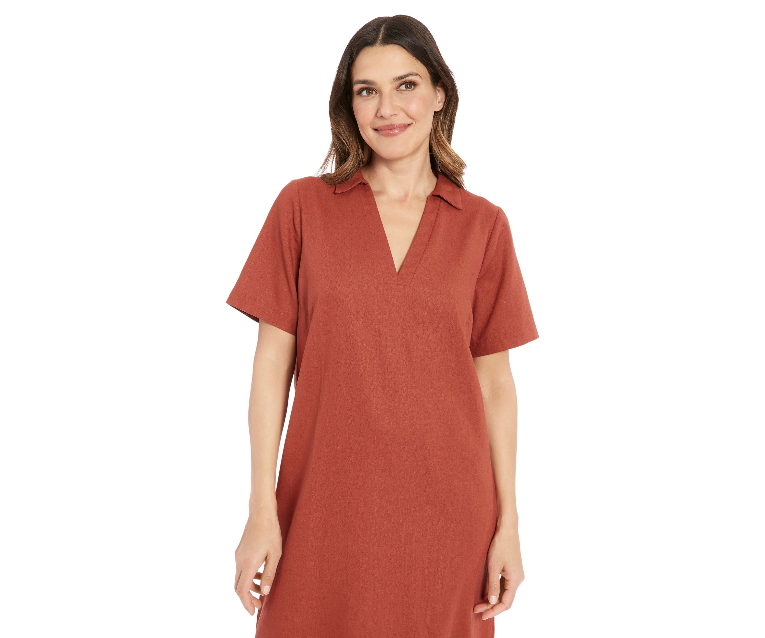 Womens Solid A-Line Maxi Dress
