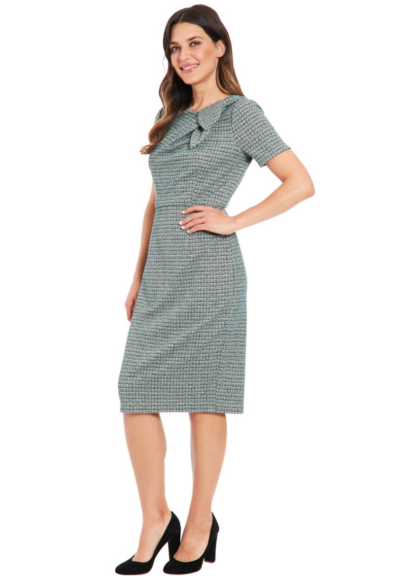 Womens Asymmetrical Printed Dress