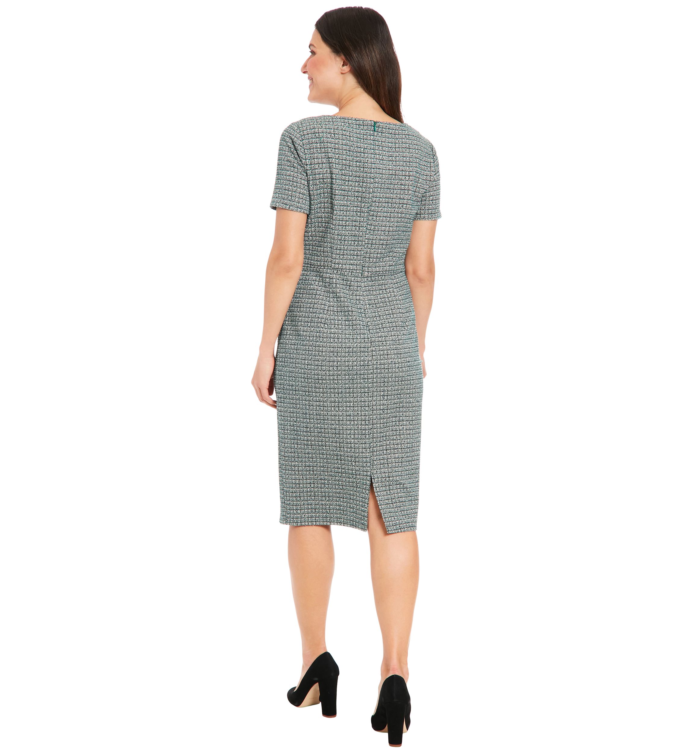Womens Asymmetrical Printed Dress