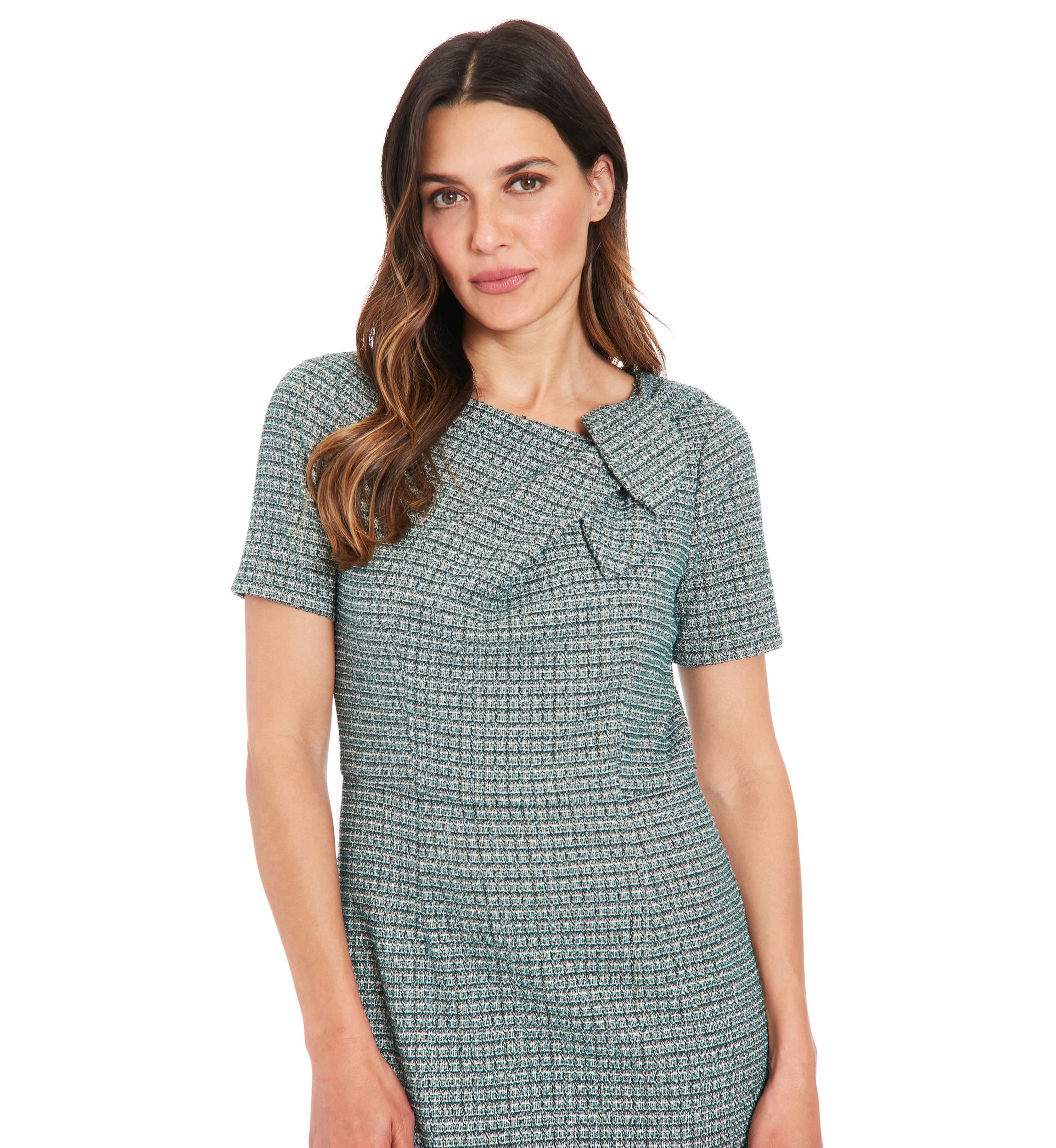 Womens Asymmetrical Printed Dress