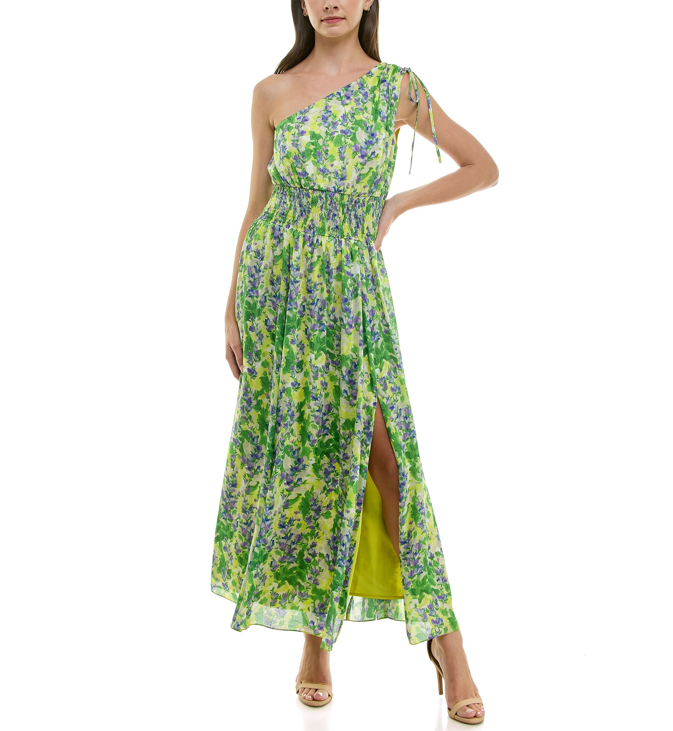 taylor dresses green floral Taylor Dress Rust Green #8112CG FINAL SALE