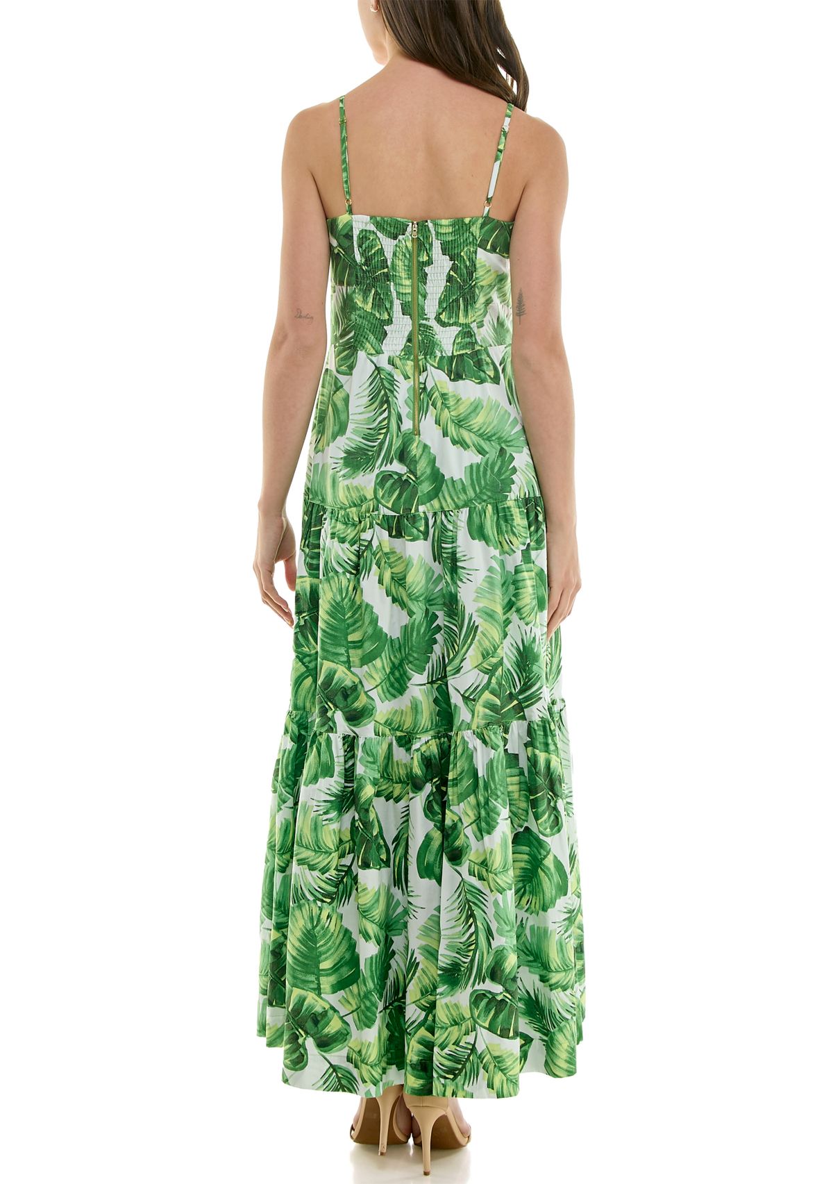 Womens Square Neck Maxi Dress