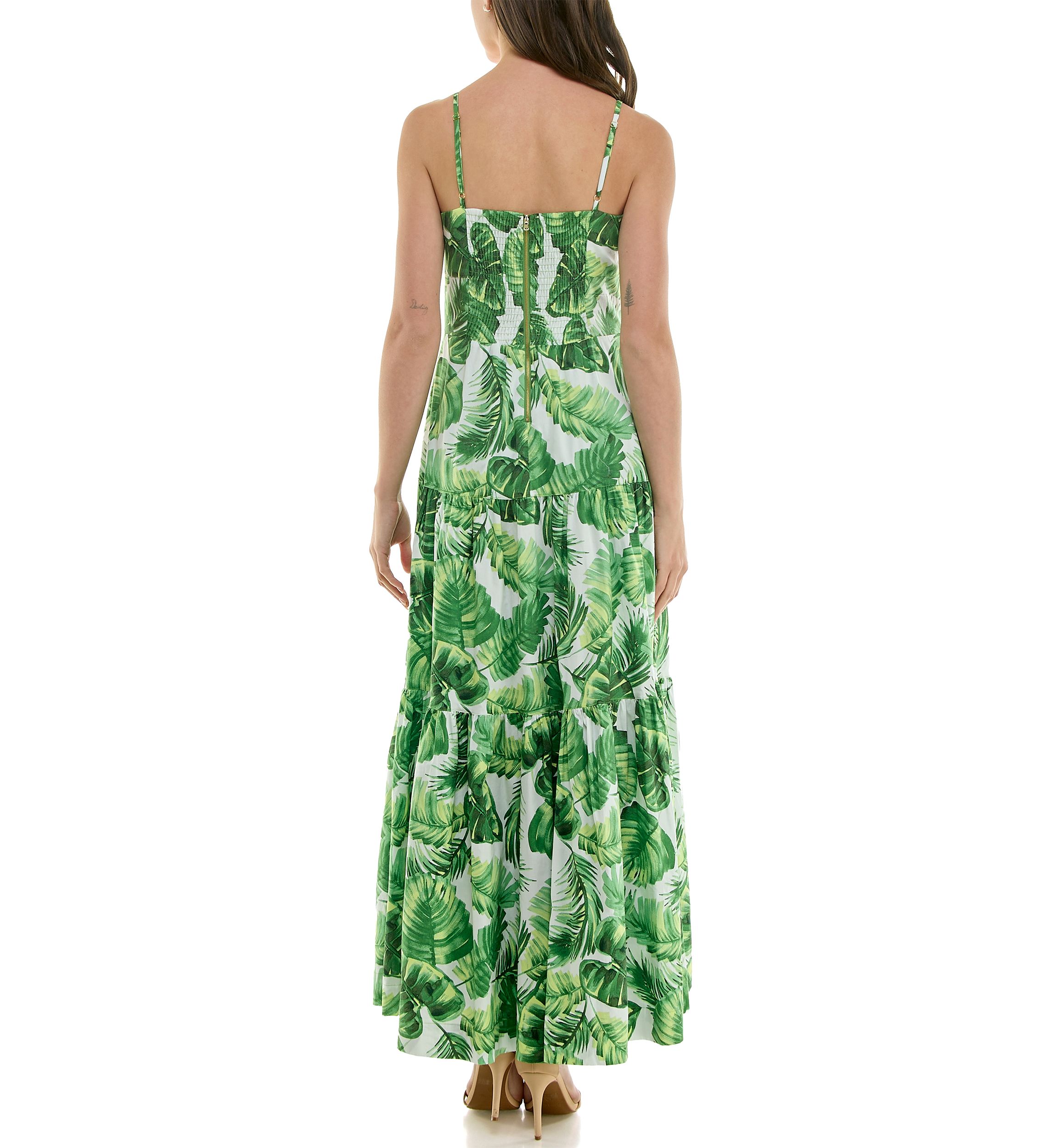 Womens Square Neck Maxi Dress
