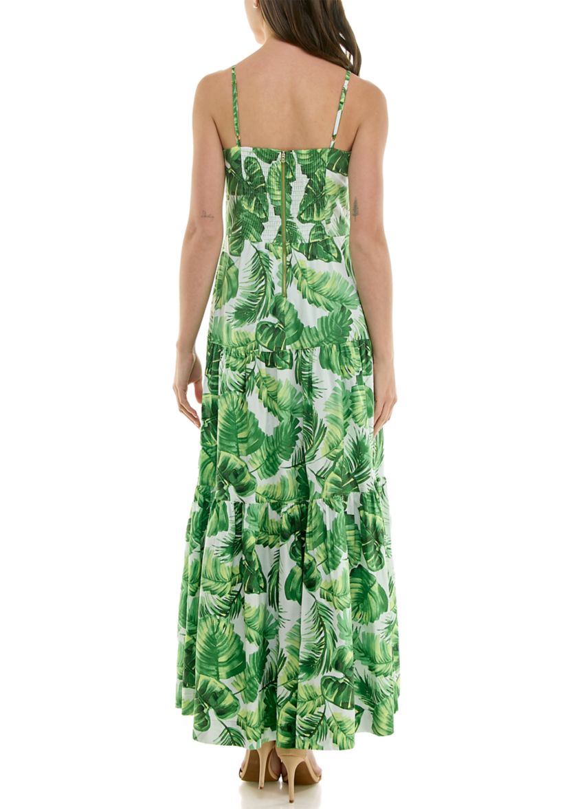 Womens Square Neck Maxi Dress