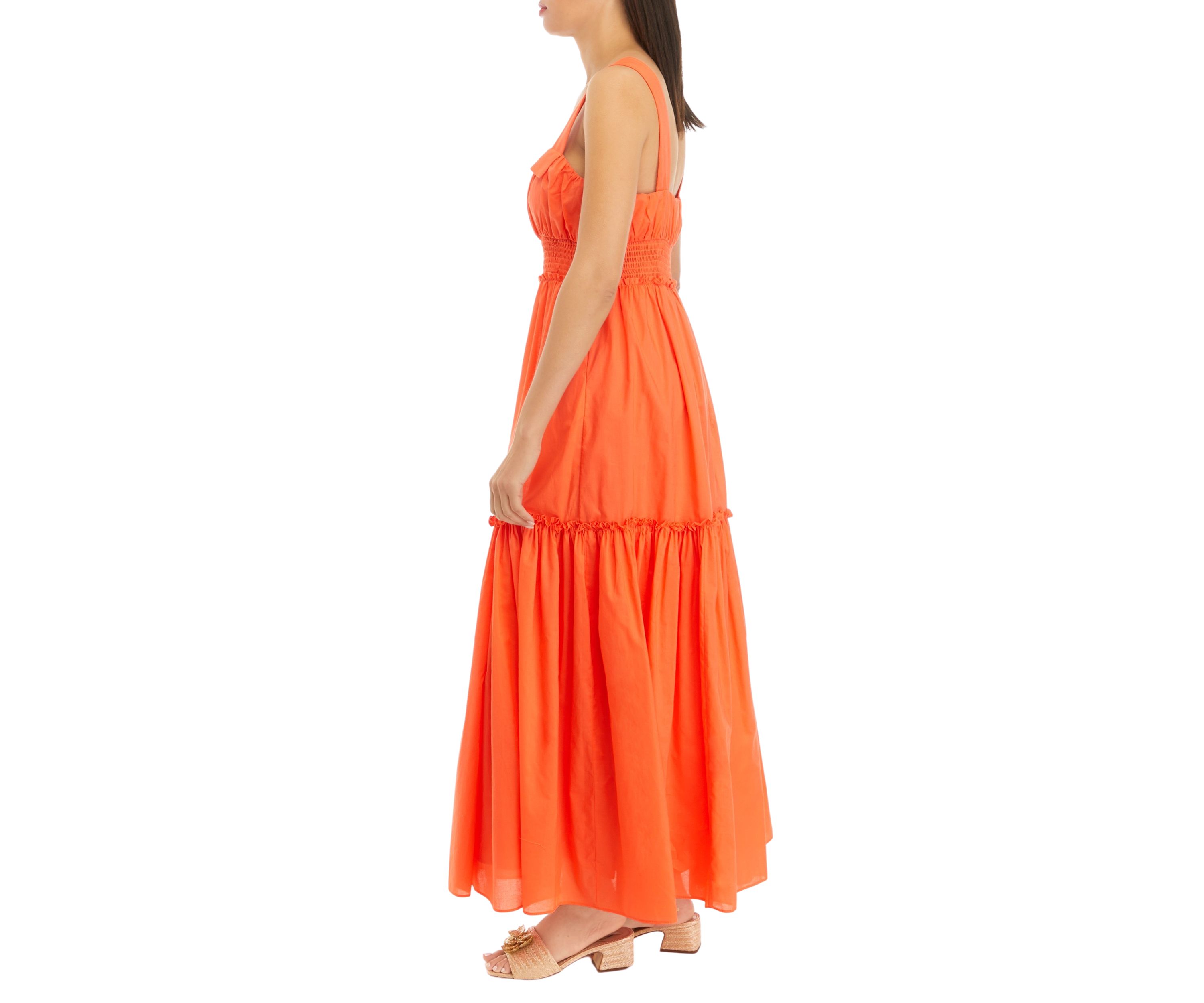 Womens Sleeveless Square Neck Maxi Dress