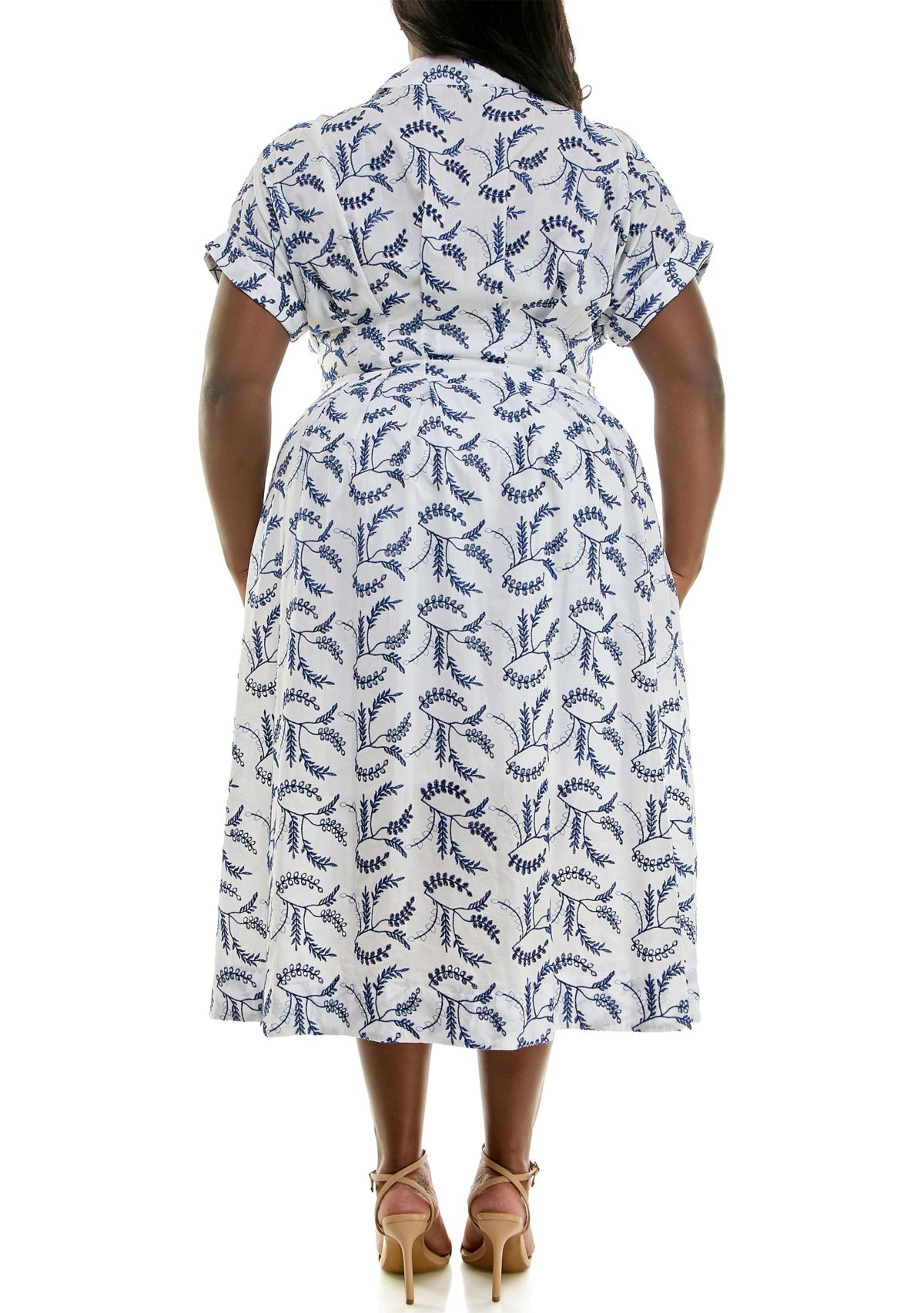Plus Size Dolman Sleeve Shirtdress