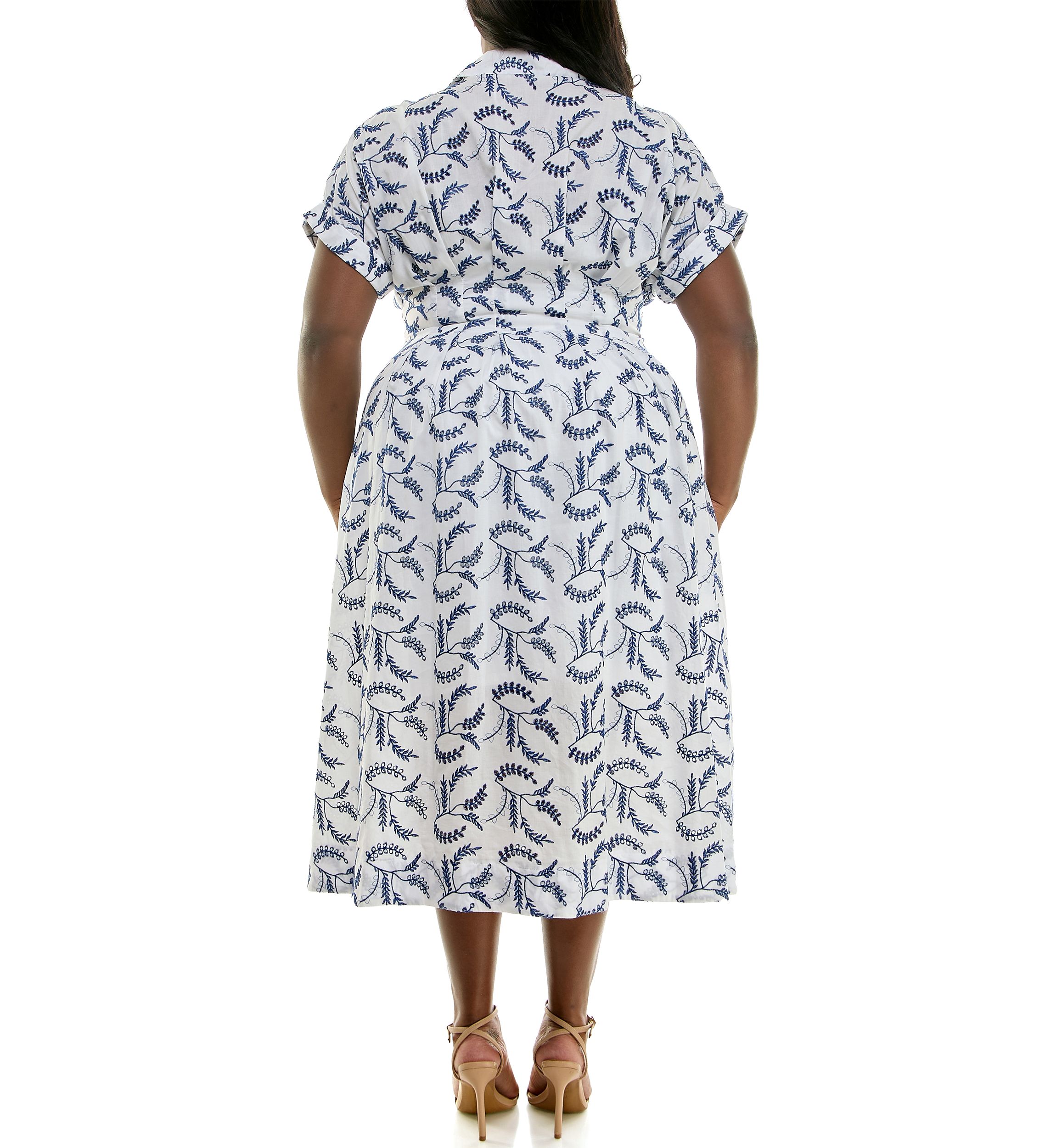 Plus Size Dolman Sleeve Shirtdress