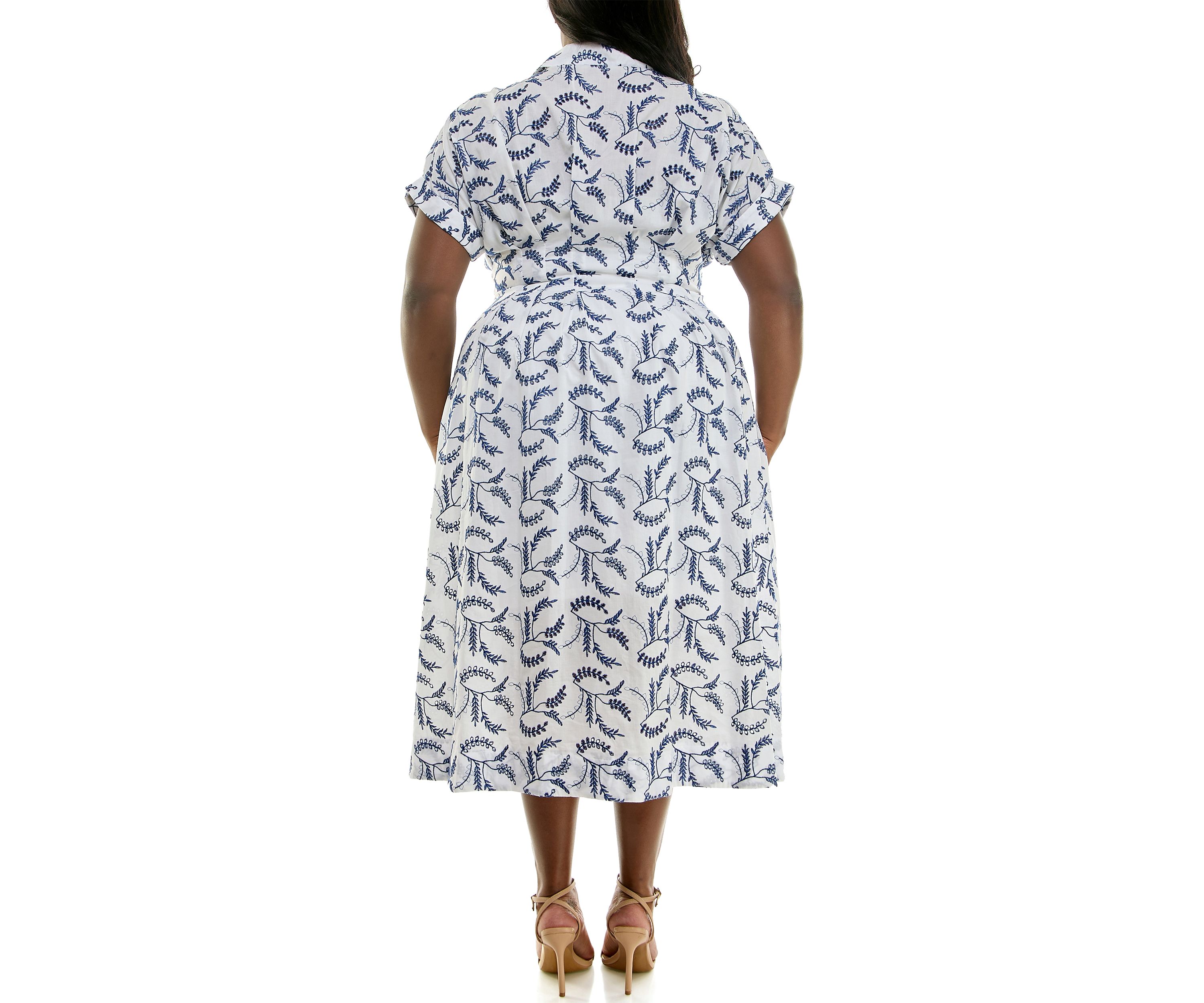 Plus Size Dolman Sleeve Shirtdress