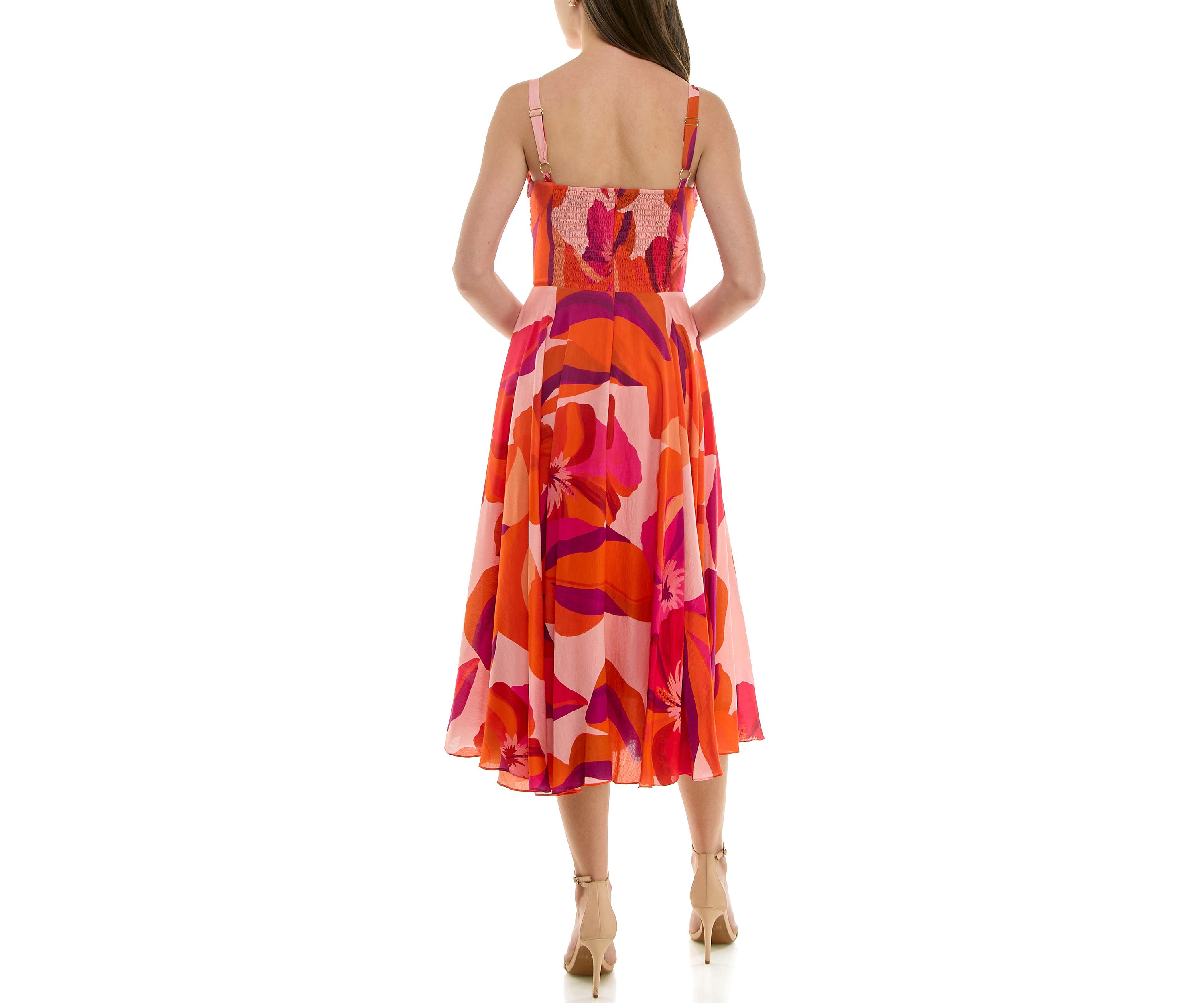 Womens Twist Sweetheart Dress