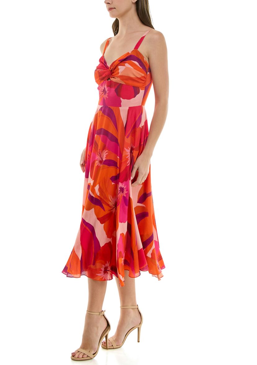 Womens Twist Sweetheart Dress