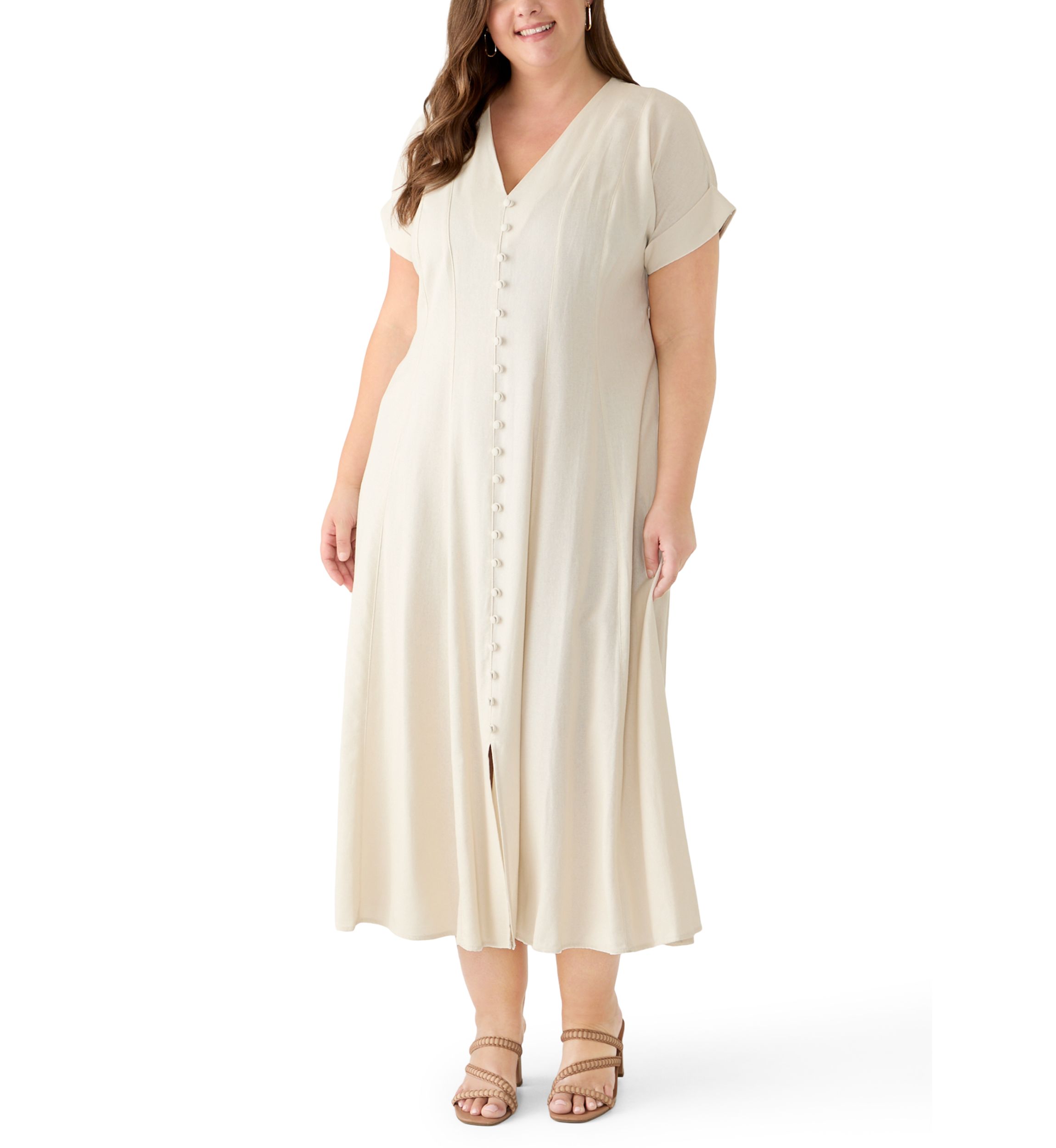 long white slip dress Orb Slip Dress White – Chan Luu main image 1