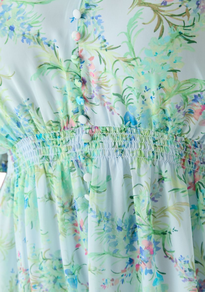 Taylor Plus Size A-Line Chiffon Mini Dress | Belk