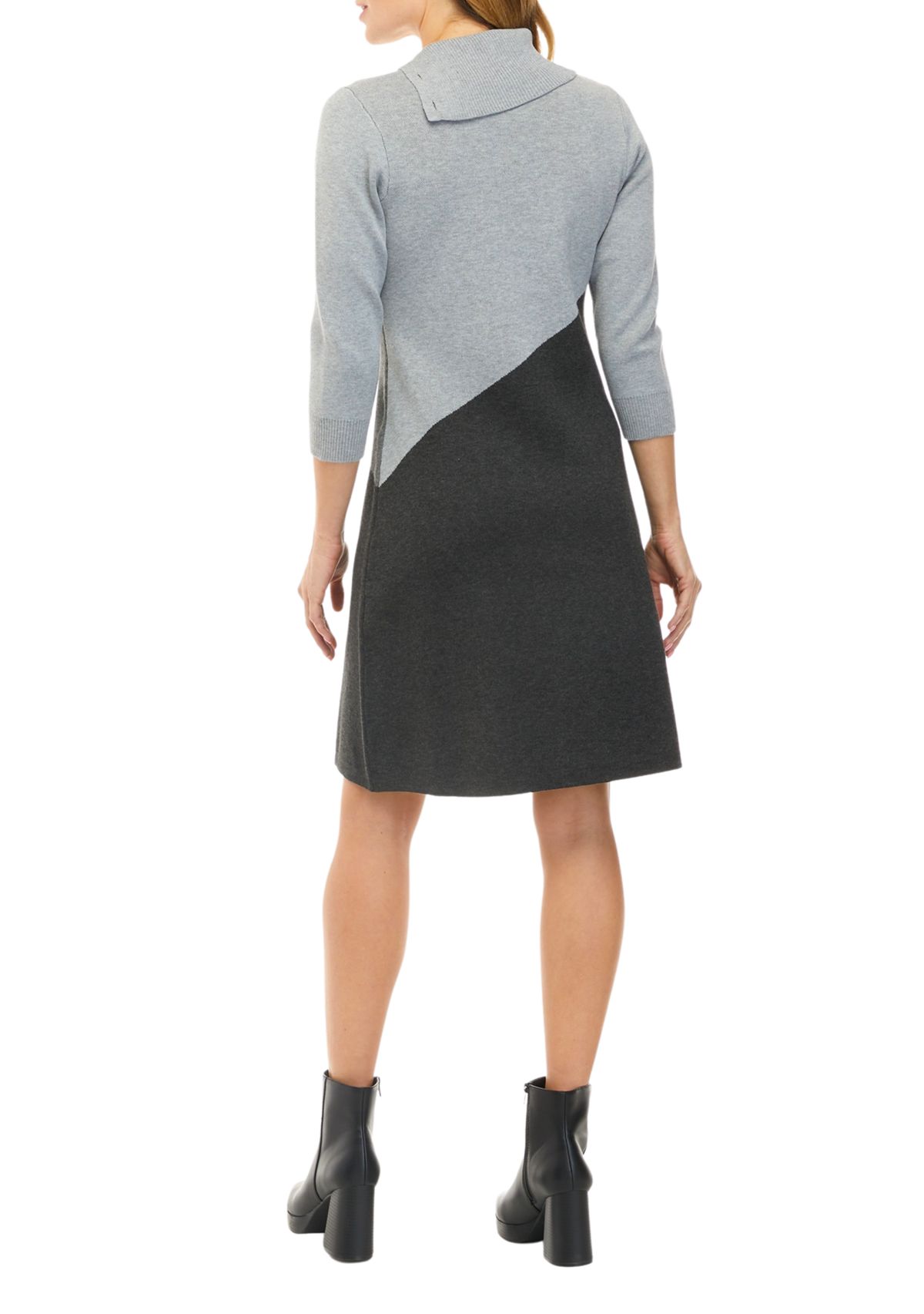 Womens Color Block Dress