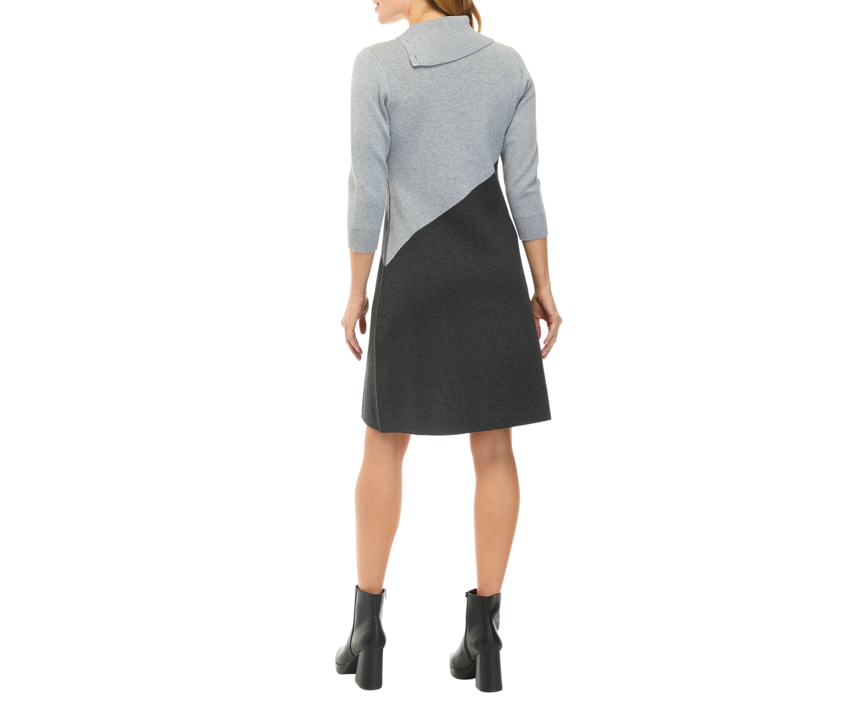 Womens Color Block Dress