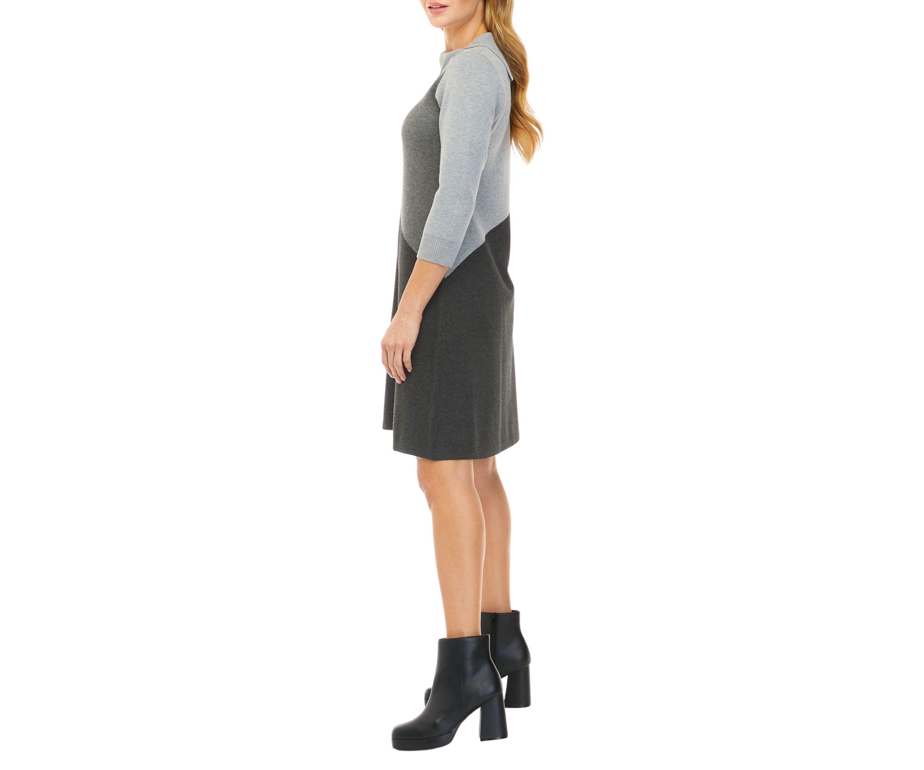 Womens Color Block Dress