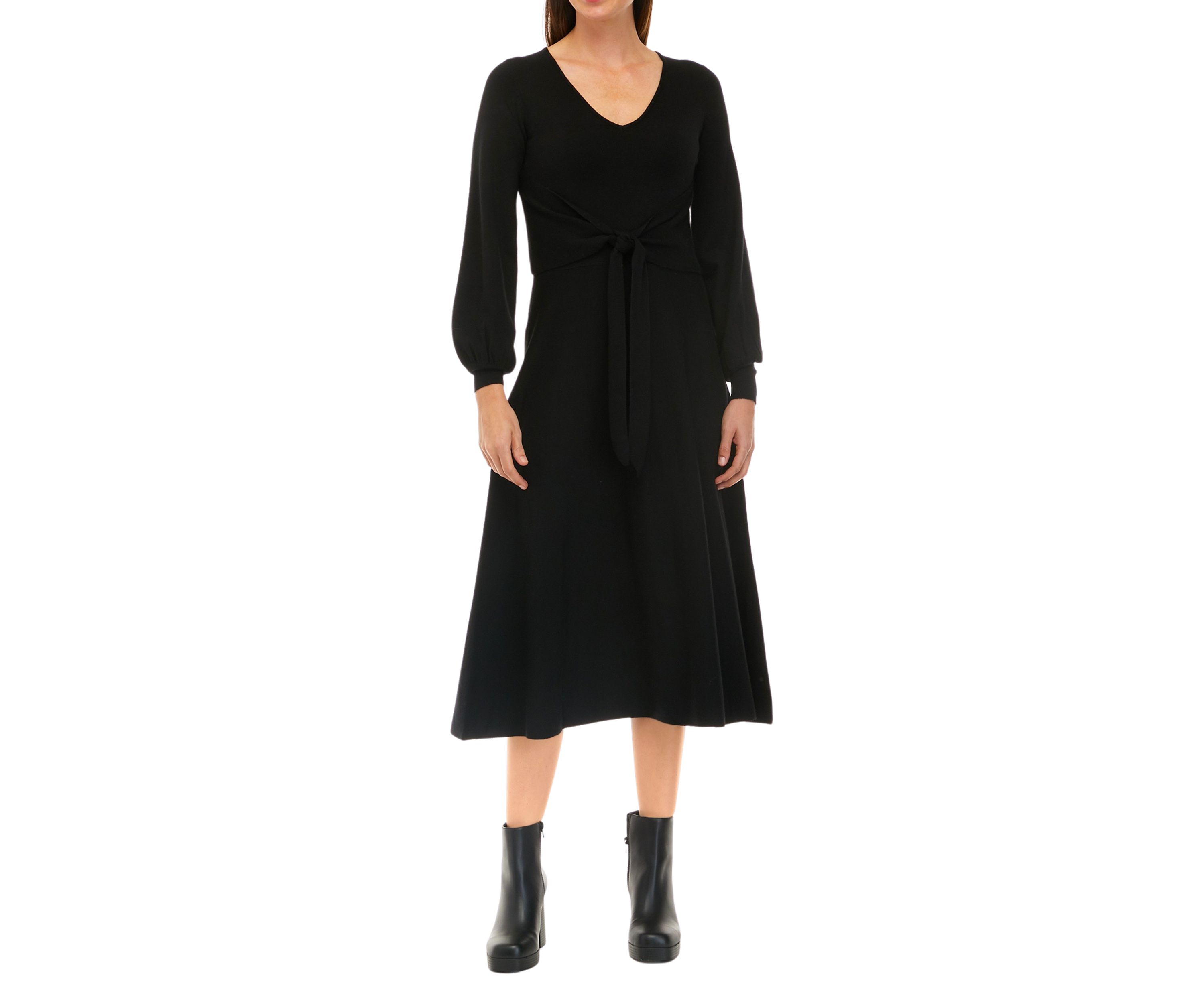 Womens Tie Front Dress