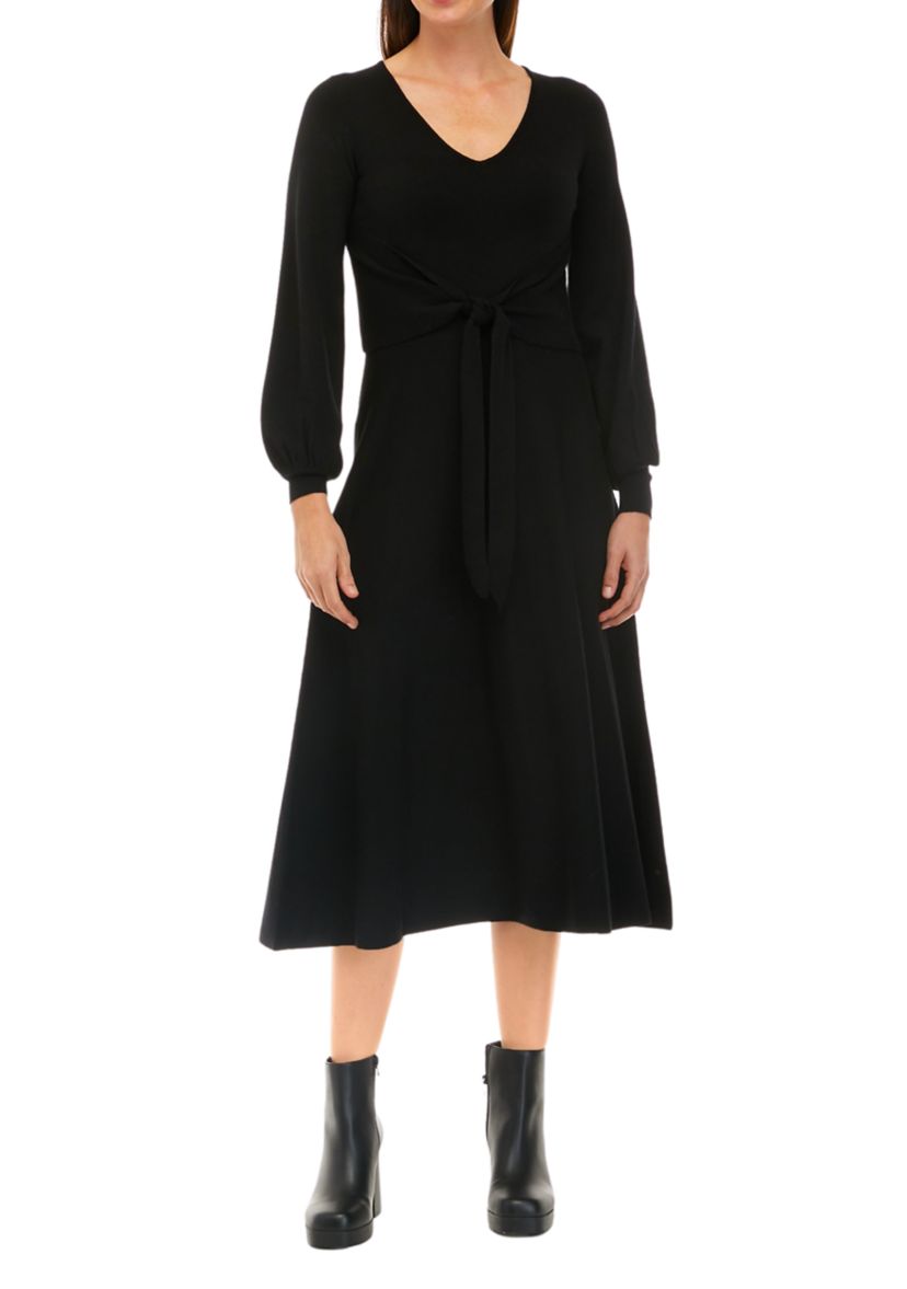 Womens Tie Front Dress