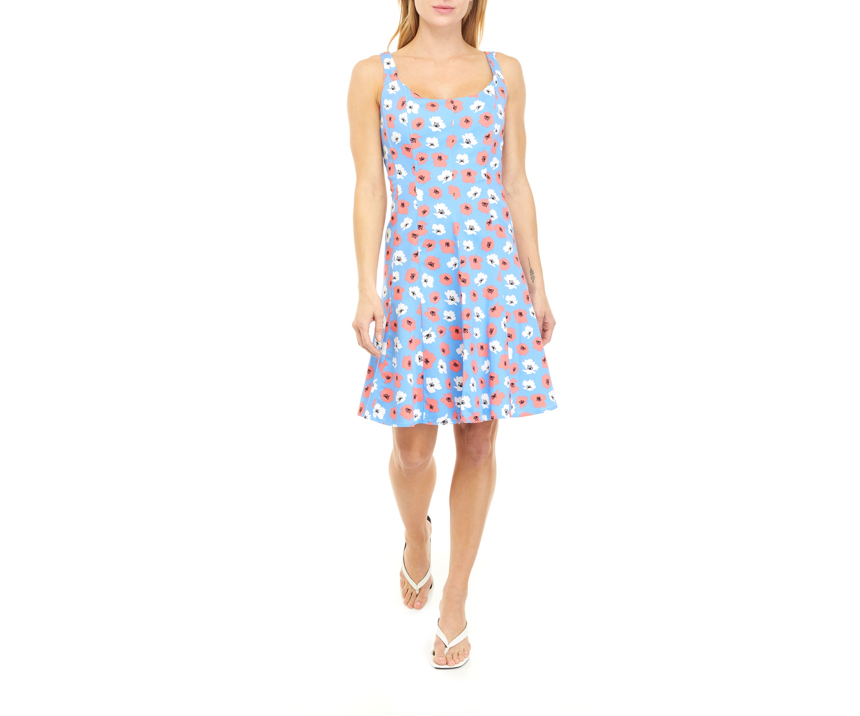 Womens Printed Aster Dress