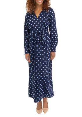 Lucky Brand Women's Polka Dot Maxi Dress