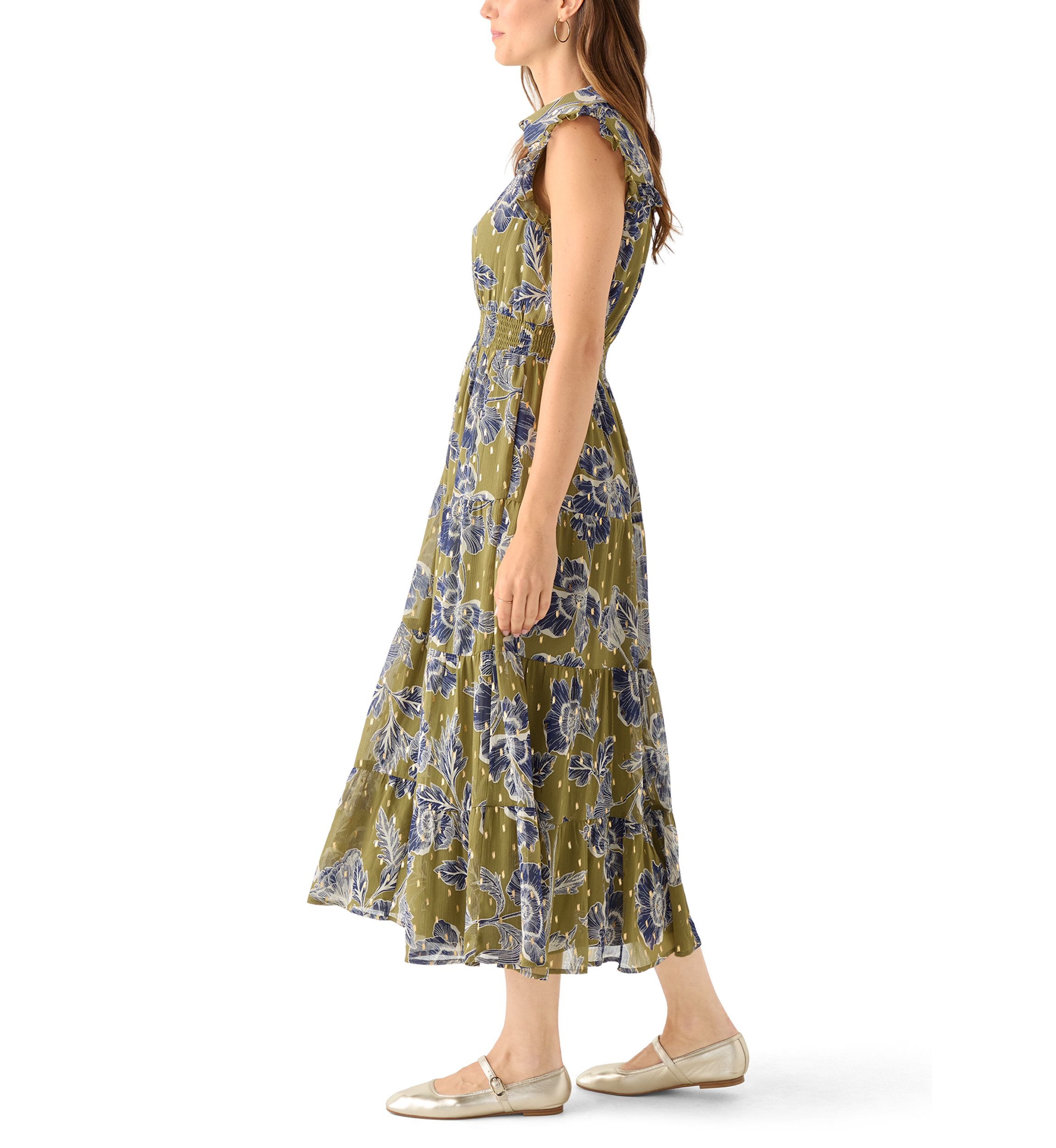 Womens Smocked Waist Dress