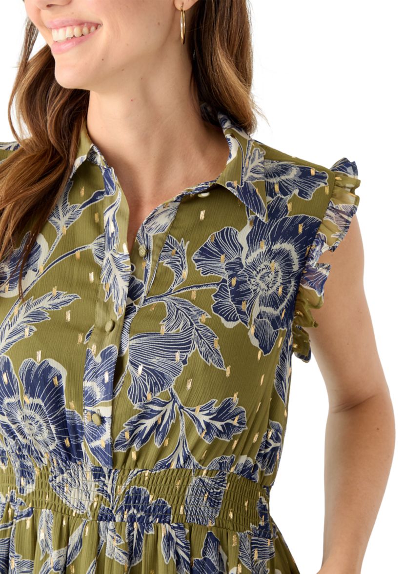 Womens Smocked Waist Dress