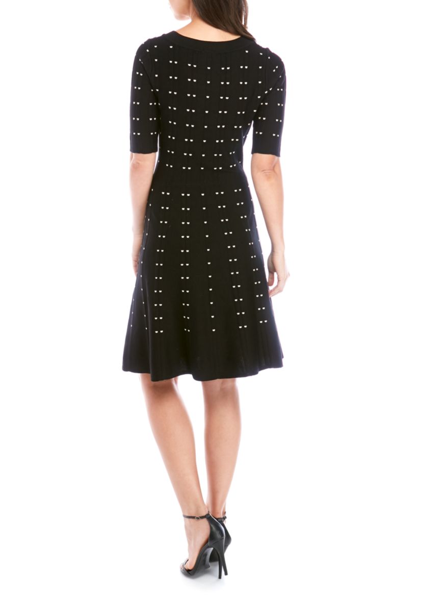 Womens Scoop Neck Sweater Dress