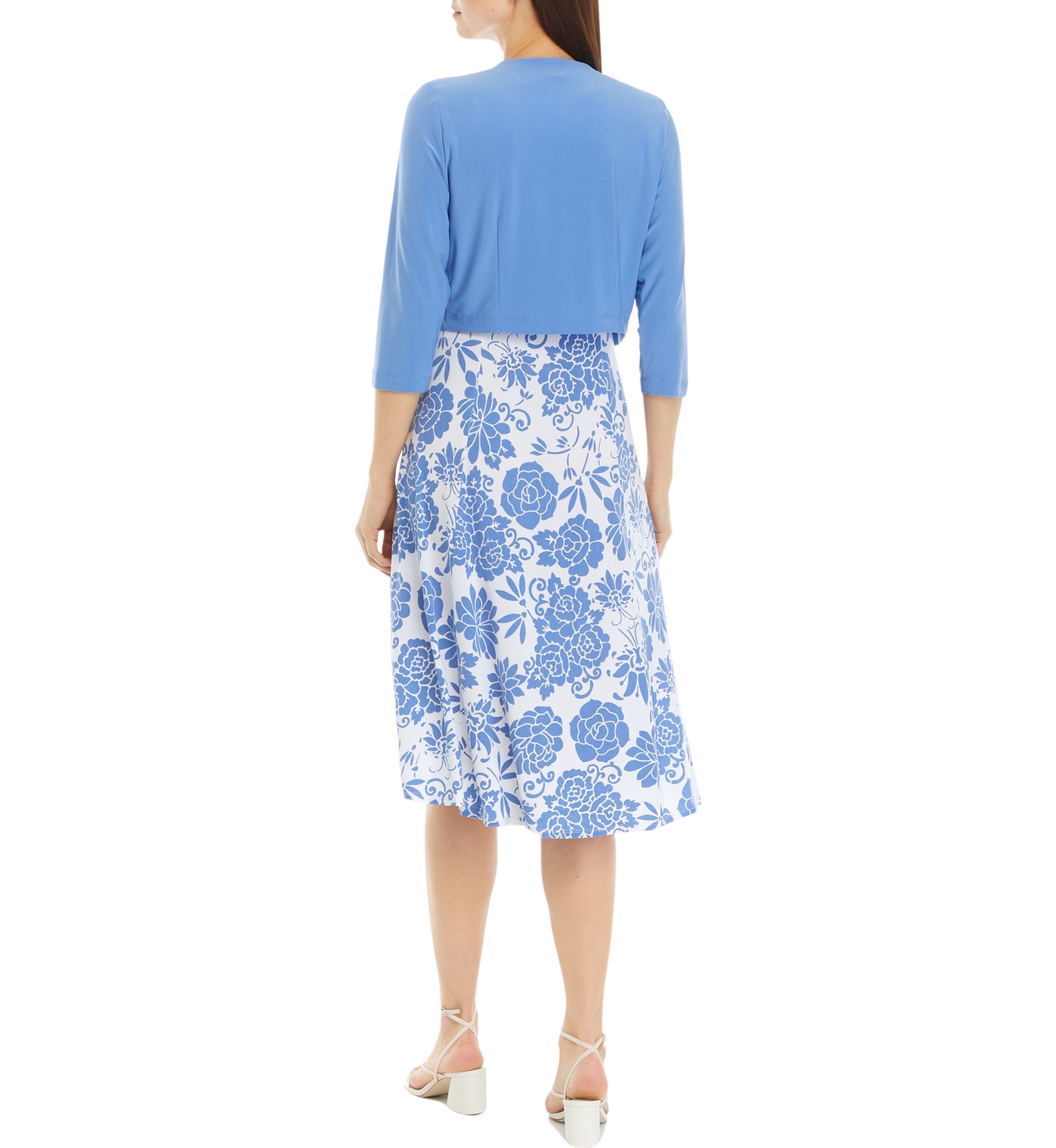 Womens Floral Print Jacket Dress