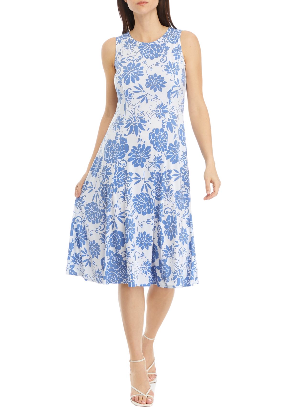 Womens Floral Print Jacket Dress