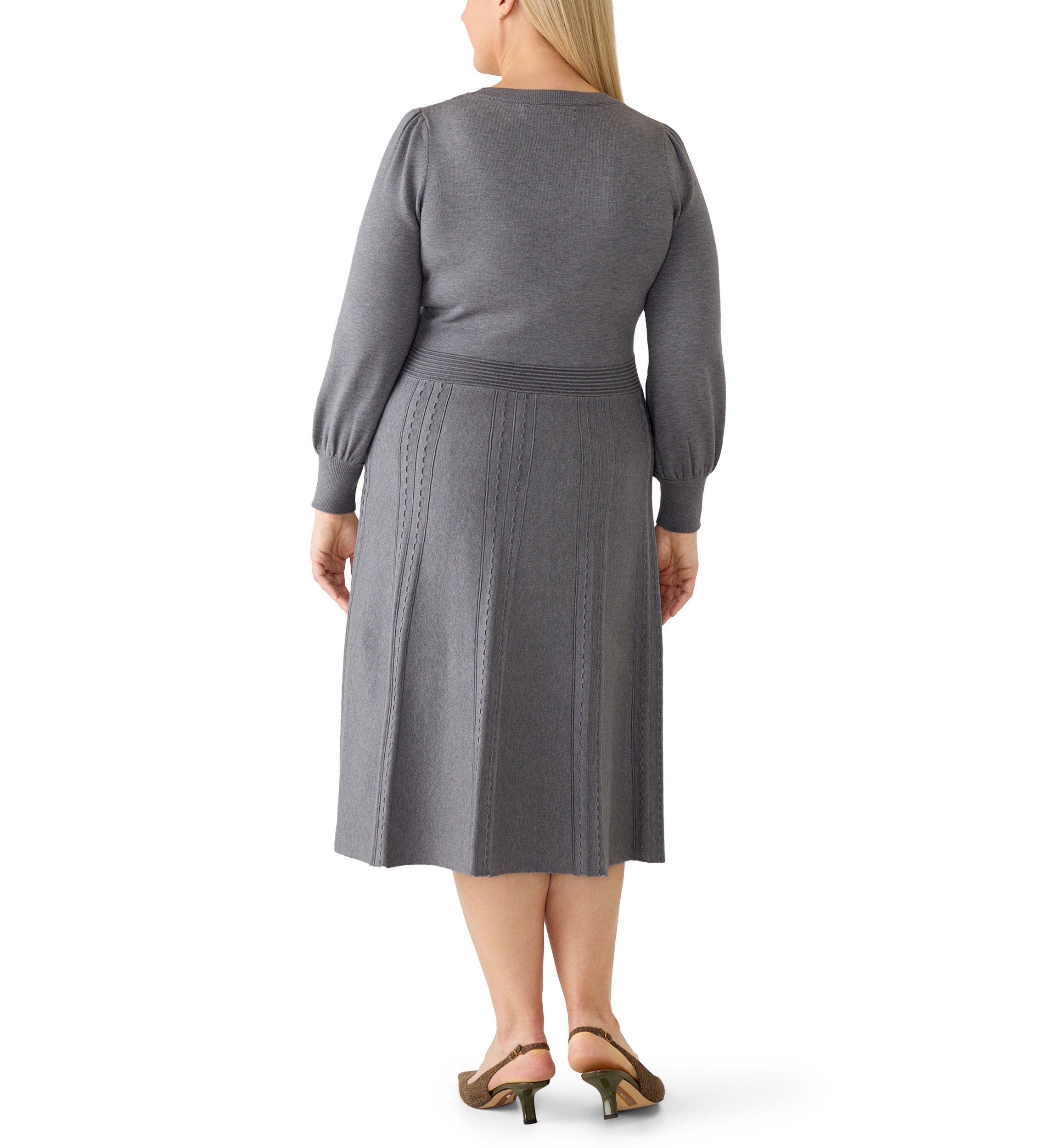 grey wrap dress plus size Women's Dresses Black dress