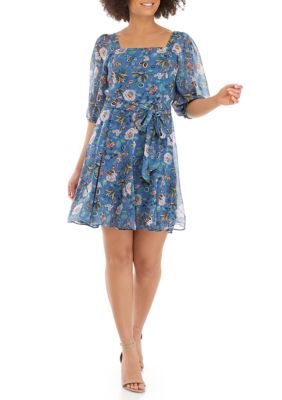 Women's Printed Chiffon Dress