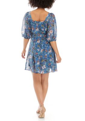 Women's Printed Chiffon Dress